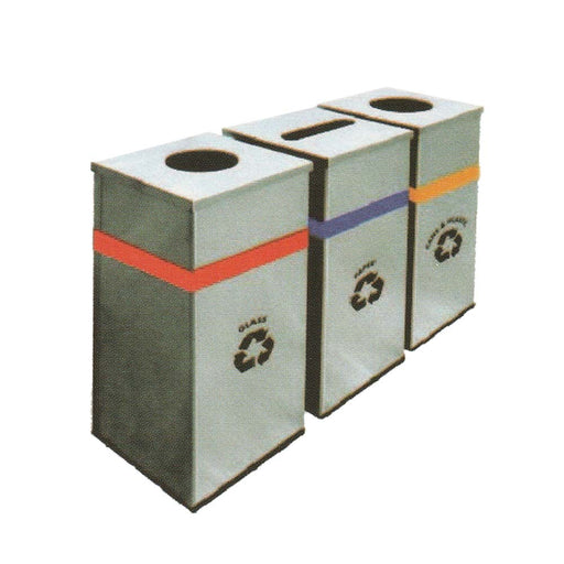 300 mm Stainless Steel / Powder Coating Recycle Bin Leader RECYCLE-127/SS