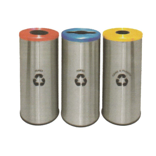 295 mm Stainless Steel / Powder Coating Recycle Bin Leader RECYCLE-131/SS
