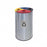 390 mm Round Powder Coating Lid And Stainless Steel Body Bin Leader RECYCLE-139/SS