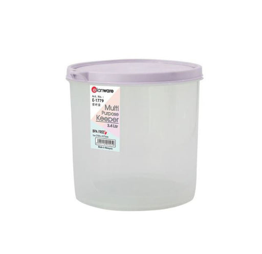 3400 ml BPA Free Round Container Elianware  1779 (All Colour)