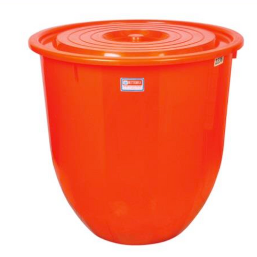 Pail With Cover Butterfly 2236