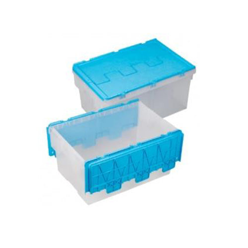 56 Litre Industrial Blue Container with Cover 1028