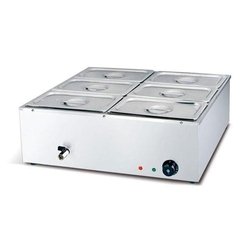 Electric Bain-Marie (Six Pans) Homelux HBEH-6