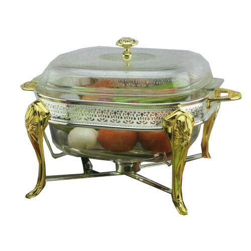 5 Litre Square Food Warmer Classic Gold Collection  GA2015