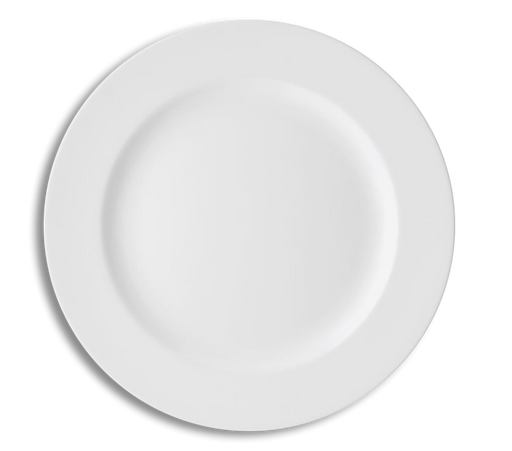 5" Rim Round Plate Hoover Melamine (All Color)