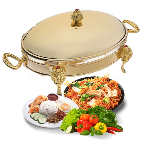 3 Litre Oval Warmer Royal Gold Collection A72956G