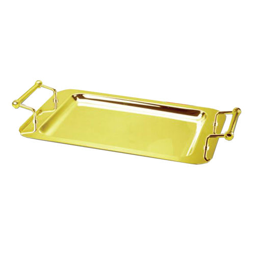 Contempo Gold Plated Rectangle Tray Pearl Collection T72441G