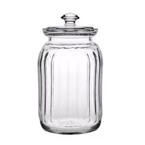 0.9 - 2.5 Litre Storage Jar Glass Cover VIVA (All Size)
