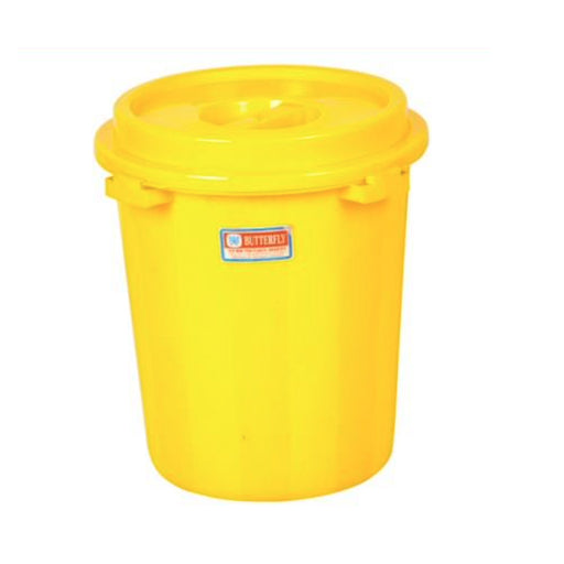Pail With Cover Butterfly 2202