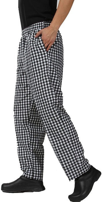 S - XXXL Size Checkered Chef Long Pants (All Size) — AlatDapur