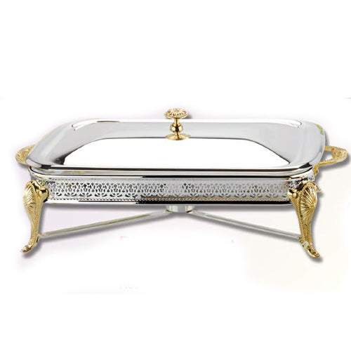 3 Litre Rectangle Food Warmer Classic Gold Collection GA2002