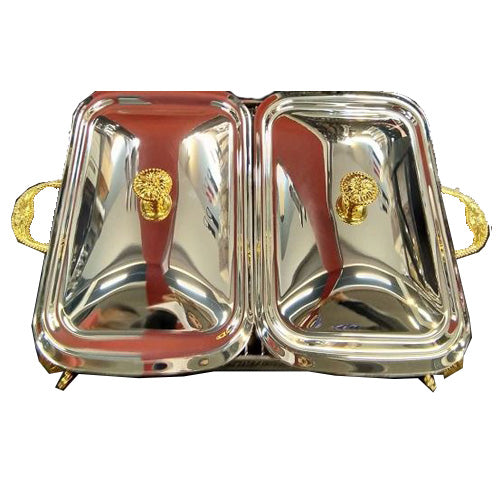 2 x 1.5 Litre Food Warmer Classic Gold Collection GA2003