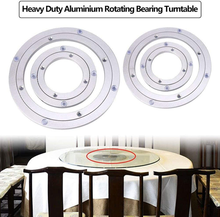 18" - 20" Aluminium Rotating Bearing Turntable Round Table Swivel Lazy Susan (All Sizes)
