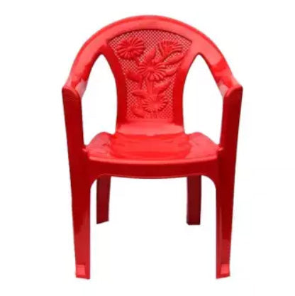 Plastic Garden Chair with Flower Pattern TT701-DBL