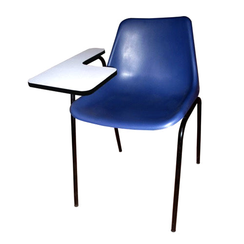 Study Chair With Handle Writing Board Plastic Seat Sunny SU701HN-STB-ORG