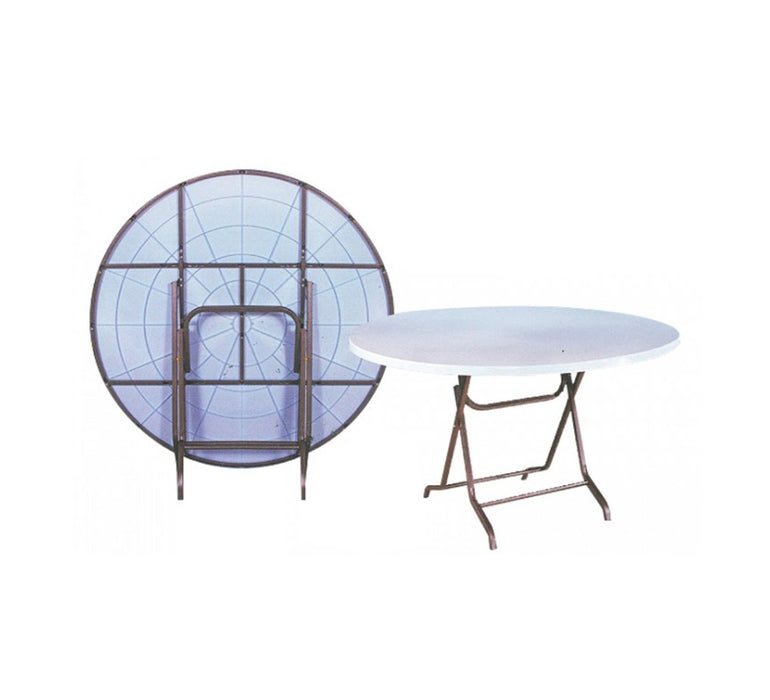 3' Round Plastic Foldable Table 3V (All Colors)