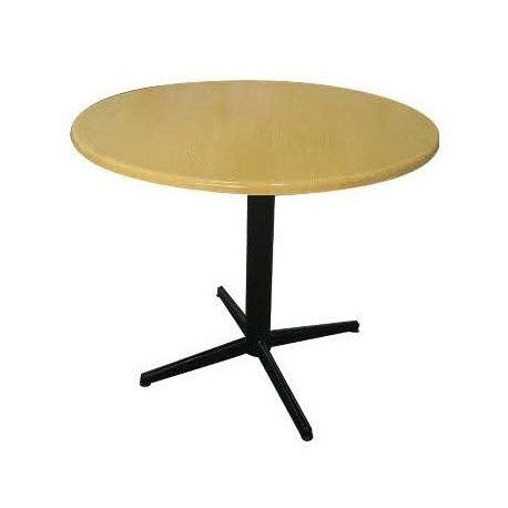 4" Isotop Round Hardboard Table with Rocket Leg FR853NB-STBHN