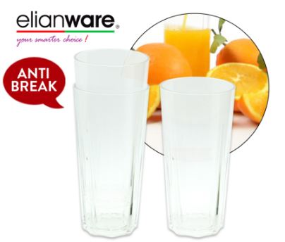 480ml Classy Unbreakable Tall Drink Cup Mug Elianware E-1138 (All Colour)