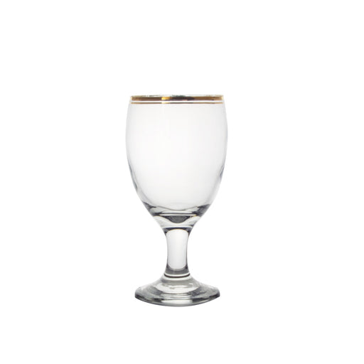 300 ml Cheerful Goblet Gold Band AD SW610G