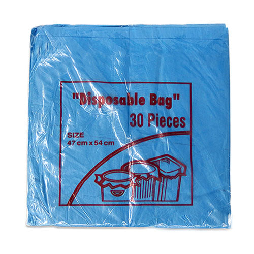 (S) Blue Garbage Bag 30 Pieces