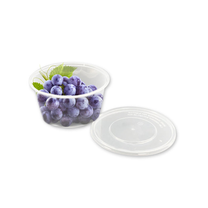 150 mm 250 pcs Microwavable Round Container FC 1000B (1 Carton)