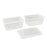 122mm 250pcs Microwavable Rectangular Container 1000ml RT-1000S (1 Carton)