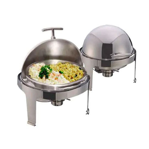 6 Litre Round Roll-Top Chafing Dish CF-0721