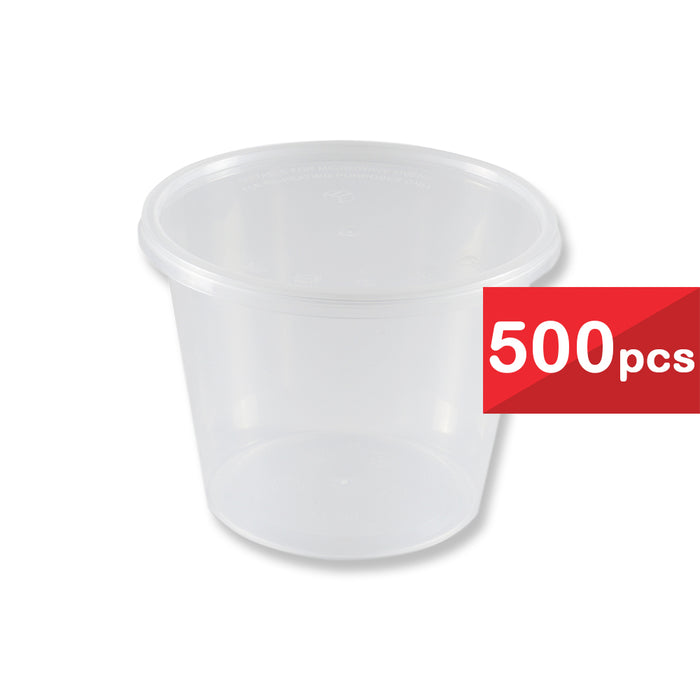 120 mm 500 pcs Microwavable Round Container FC 25 (1 Carton)