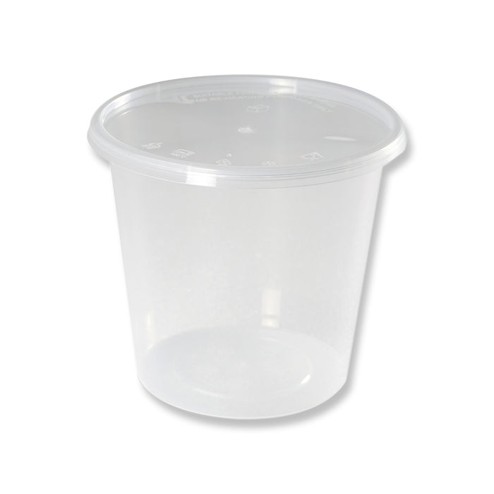 120 mm 500 pcs Microwavable Round Container FC 30 (1 Carton)