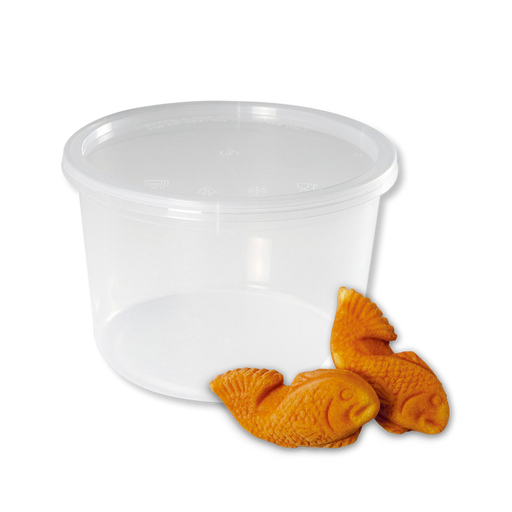 182 mm 150 pcs Microwavable Round Container FC 2300 (1 Carton)