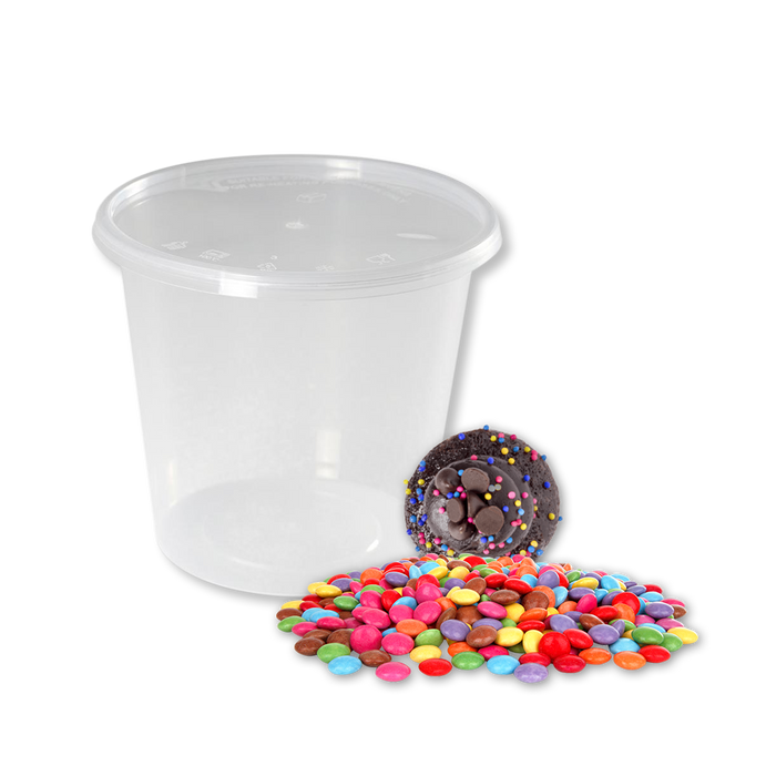 120 mm 500 pcs Microwavable Round Container FC 30 (1 Carton)