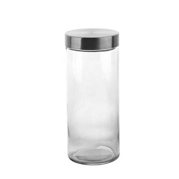 S - L Stainless Steel Lid Glass Jar (All Size)