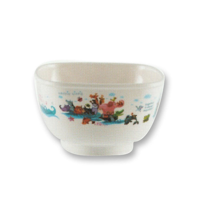 4" - 4.7" Square Bowl Kiddieware Series Collection Eagle (All Sizes)