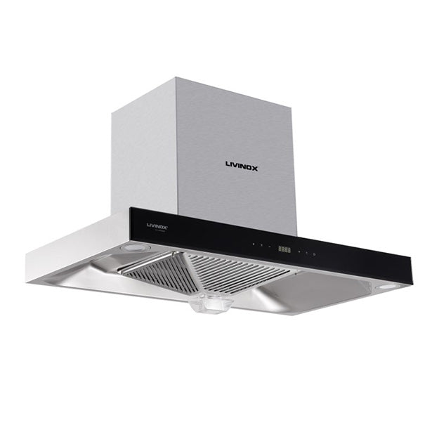 Cooker Hood LIVINOX LCH-LAPIS-90SS + Built In Hobs Gas Stove homelux HGH-88 [FREE 5 GIFTS]