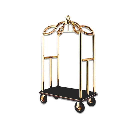 1150 mm Crown Birdcage Cart with Gold Plated Leader LD-BCT-417/GP