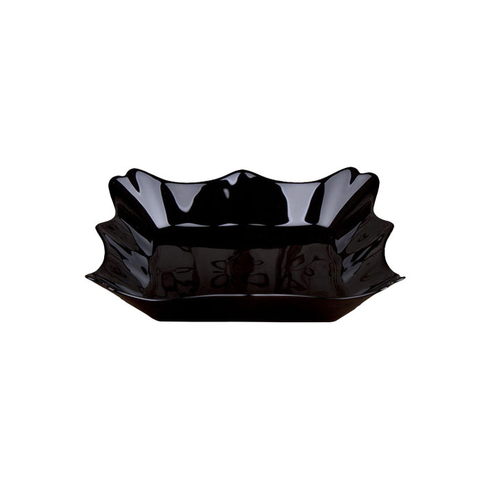 22 cm Tempered Glass Black Soup Plate Luminarc Authentic J1407