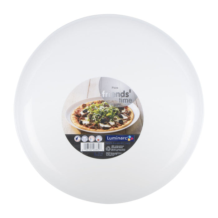 32 cm Tempered Glass Pizza Plate Luminarc Friends Time C8016