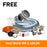 Hood LIVINOX LCH-STONE-90BL+ Built In Hobs Gas Stove Homelux HSH-98 [FREE 7 GIFTS]