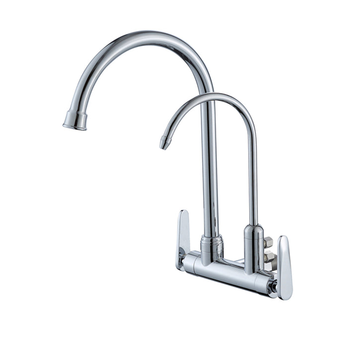 Double Wall-Mounted Sink Cold Tap OUTAI OT-34053