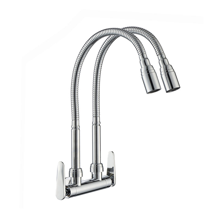 Double Wall-Mounted Sink Cold Tap OUTAI OT-34047