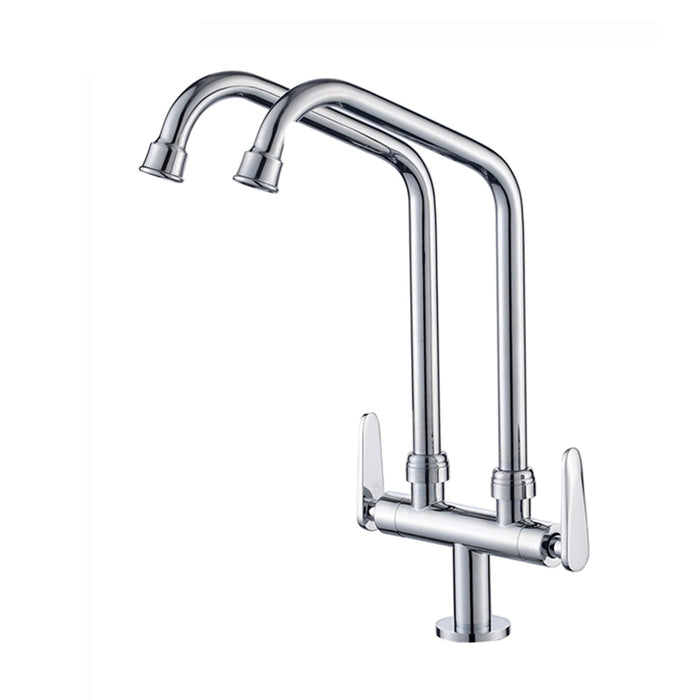 Double Pillar-Mounted Sink Cold Tap OUTAI OT-34050