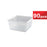 203mm 90pcs Microwavable Square Container FS 3000 (1 Carton)