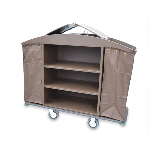 1460 mm Service Trolley with Organizer and Cover Leader LD-MDT-208/EX(GR)