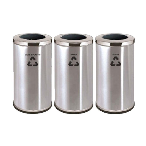 29" Stainless Steel Recycle Bin RECYCLE-222/SS