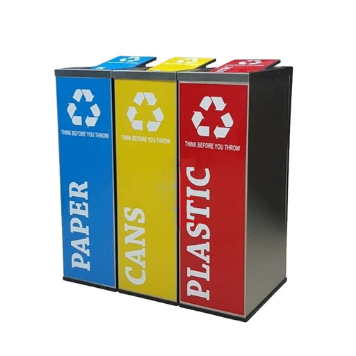 29" Stainless Steel Recycle Bin Leader RECYCLE-244/SS