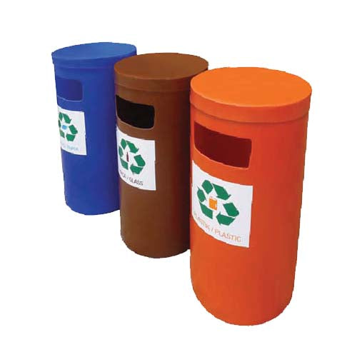68 Litres Polyethylene Recycle Bin Leader RECYCLE -O50(FO)
