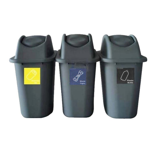 24 - 35 Litres Polyethylene /Fiberglass Recycle Bin Leader RECYCLE ASTER  (All Sizes)