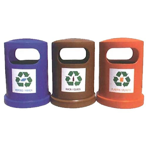 40 Litres Polyethylene Recycle Bin Leader RECYCLE H40