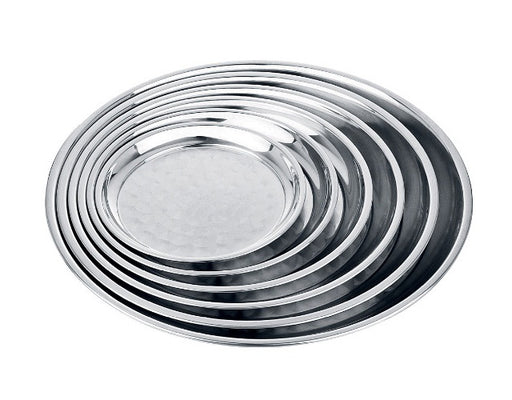 30 - 90 cm Stainless Steel Round Tray (All Sizes)