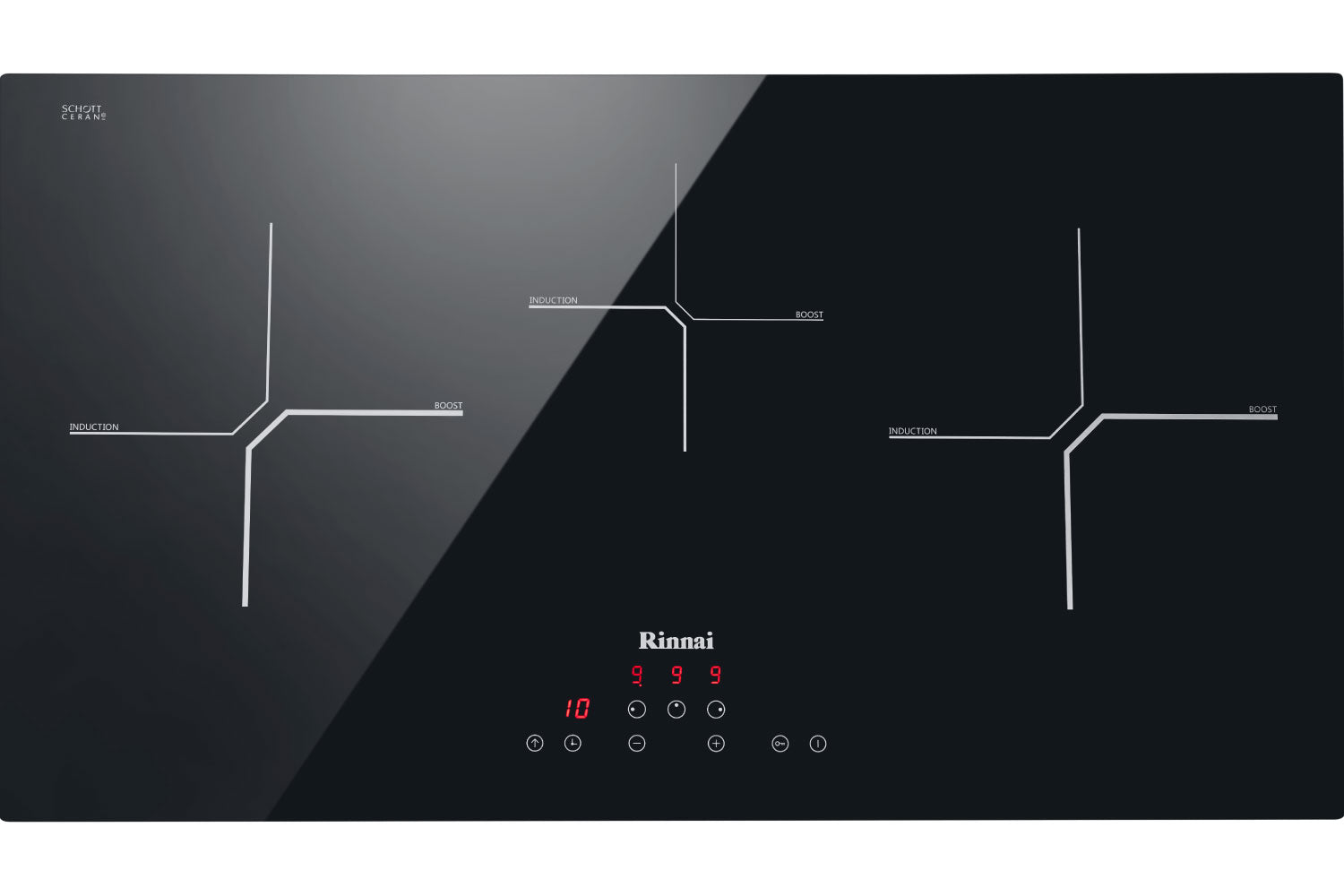 Induction Hob Built-In (Glass) Rinnai RB-7013H-CB